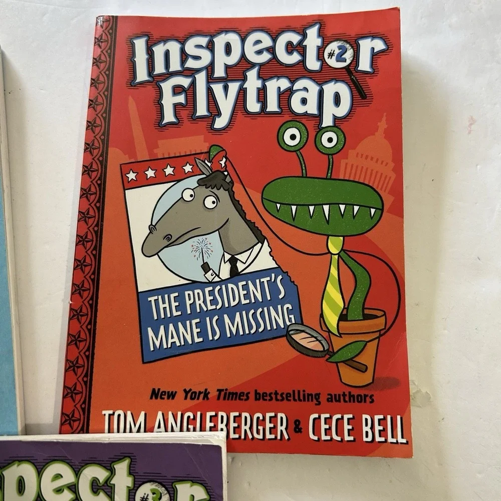 Inspector Flytrap Series All 3 Books in Paperback Young Readers Graphic Novel